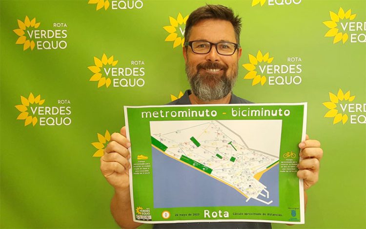 El alcaldable verde con su propuesta de metrominuto / FOTO: Equo