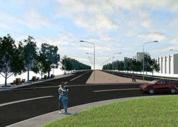 Recreación virtual de la avenida proyectada