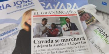 Panfleto anónimo entre la propaganda electoral / FOTO: DBC