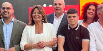 La alcaldable en el acto de presentación de su candidatura / FOTO: PSOE
