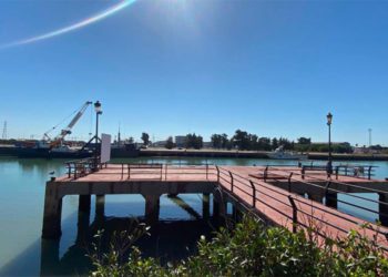 La pasarela se ubicará a la altura del muelle del vapor / FOTO: Ayto.