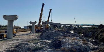 Uno de los tramos de obra en ejecución / FOTO: Adif