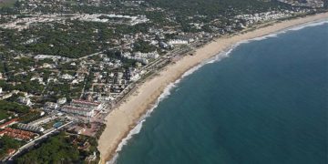 La Barrosa, a vista de pájaro / FOTO: Ayto.