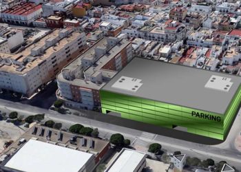 Recreación virtual del aparcamiento en altura / FOTO: AxSí