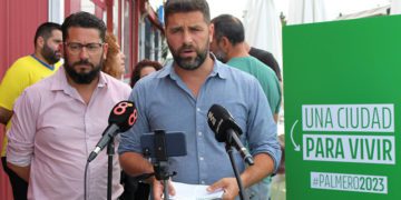 Rueda de prensa en el Pago del Humo / FOTO: IU