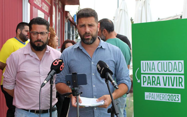 Rueda de prensa en el Pago del Humo / FOTO: IU