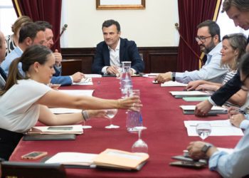 Bruno García presidiendo su primera Junta de Gobierno Local / FOTO: Ayto.