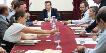Bruno García presidiendo su primera Junta de Gobierno Local / FOTO: Ayto.