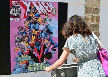 La muestra convive ya con el día día de la ciudad / FOTO: Eulogio García