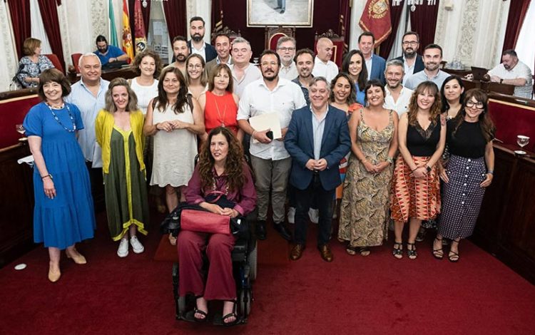 Último posado de la Corporación saliente / FOTO: Eulogio García