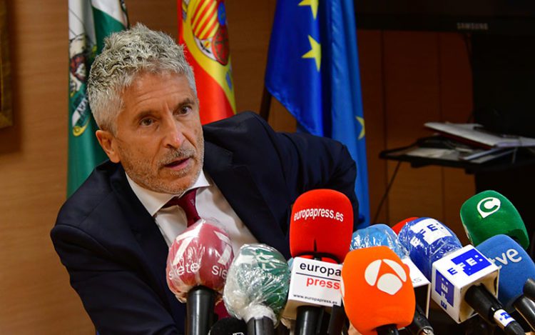El ministro del Interior en una pasada comparecencia en Subdelegación / FOTO: Eulogio García