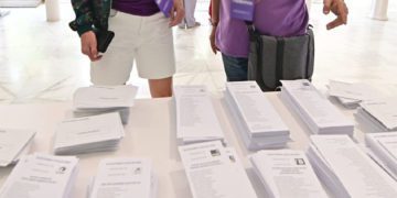 Papeletas en las recientes elecciones municipales / FOTO: Eulogio García