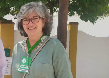 González, como apoderada del partido en las recientes elecciones municipales / FOTO: @Pilaresdiferent