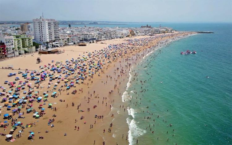 Estampa idílica de una de las playas roteñas / FOTO: Ayto.