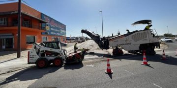 Últimos trabajos de asfaltado en marcha / FOTO: Tres Caminos
