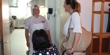 Visitando las instalaciones del geriátrico / FOTO: Ayto.