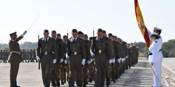Uno de los momentos de la ceremonia militar / FOTO: Defensa