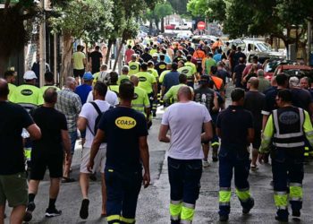 Una reciente marcha de trabajadores de contratas de Navantia / FOTO: Eulogio García