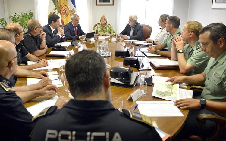 Un momento de la Junta Local de Seguridad / FOTO: Ayto.