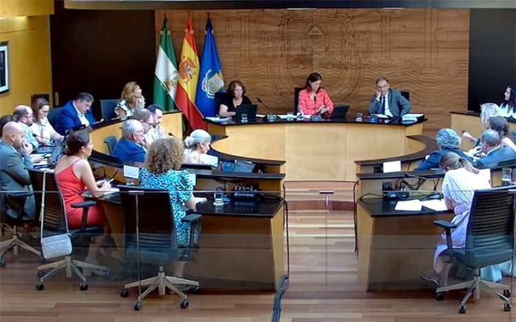Un momento del pleno municipal de julio / FOTO: Ayto.