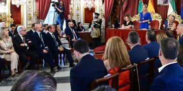 Un momento del reciente pleno de investidura / FOTO: Eulogio García