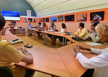 Rosa Valenty participando en uno de los seminarios / FOTO: Eulogio García