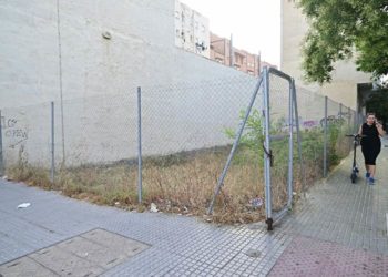 Parcela en la calle García de Sola / FOTO: Eulogio García