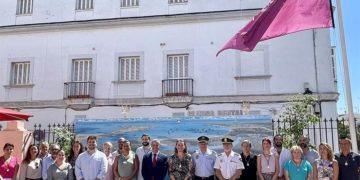 Posado tras el acto institucional con el que se inicia la conmemoración / FOTO: Subdelegación