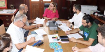 Reunidos en junta de portavoces / FOTO: Ayto.