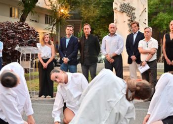 Un momento del acto de homenaje a las víctimas / FOTO: Ayto.