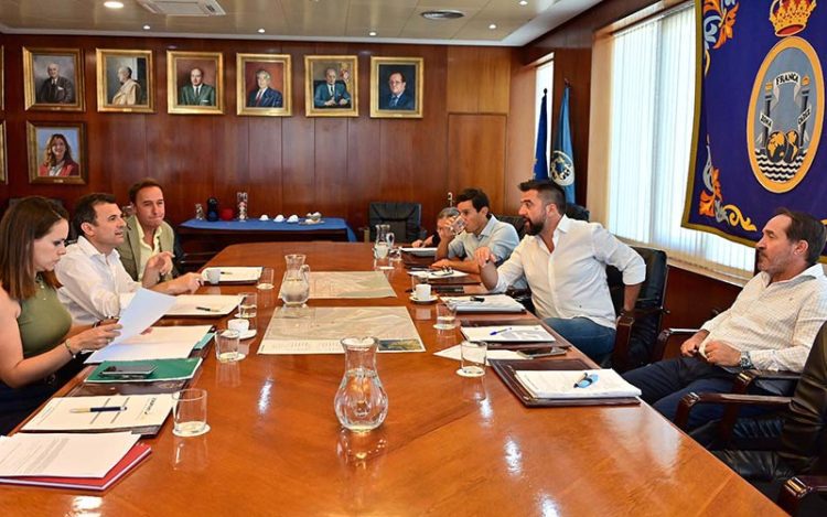 Un momento de la reunión celebrada en la sede del Consorcio / FOTO: Zona Franca