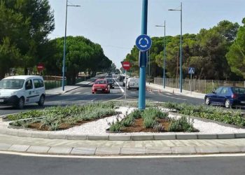 Detalle de la reurbanizada carretera del Molino Viejo / FOTO: Ayto.