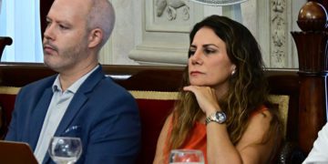 La concejala Tey en el último pleno / FOTO: Eulogio García