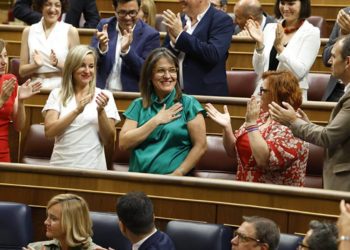 Gil de Reboleño agradeciendo los votos / FOTO: Congreso