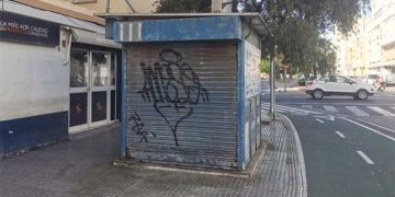 Uno de los quioscos todavía presente en extramuros / FOTO: PSOE