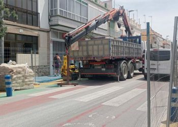 Obras en marcha en la avenida María Auxiliadora / FOTO: Ayto.