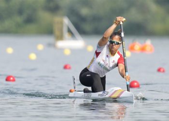 Integrante del equipo español en el reciente Mundial de piragüismo / FOTO: COE