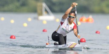 Integrante del equipo español en el reciente Mundial de piragüismo / FOTO: COE