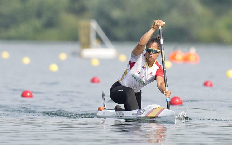 Integrante del equipo español en el reciente Mundial de piragüismo / FOTO: COE