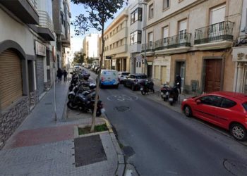 Uno de los tramos de la calle que el PP no quiere tocar