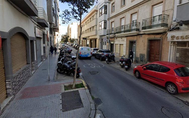 Uno de los tramos de la calle que el PP no quiere tocar