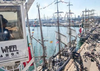 Una mañana de Gran Regata 2023 desde la noria / FOTO: Eulogio García