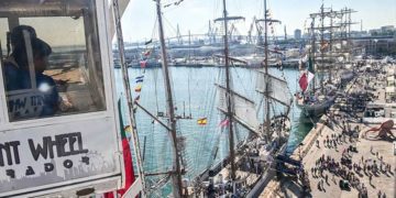Una mañana de Gran Regata 2023 desde la noria / FOTO: Eulogio García