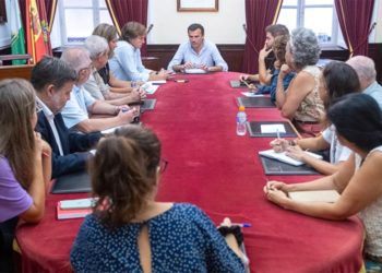 La reunión ha estado presidida por el alcalde / FOTO: Ayto.