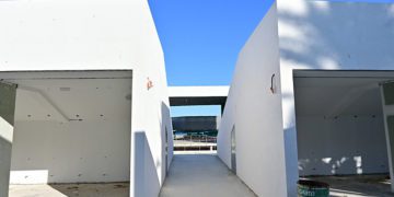 El teatro a medio construir / FOTO: Eulogio García