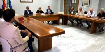 Un momento de la reunión celebrada en el Ayuntamiento / FOTO: Ayto.