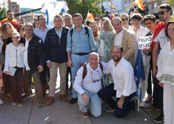 Parte de la comitiva del PP gaditano en Madrid / FOTO: PP