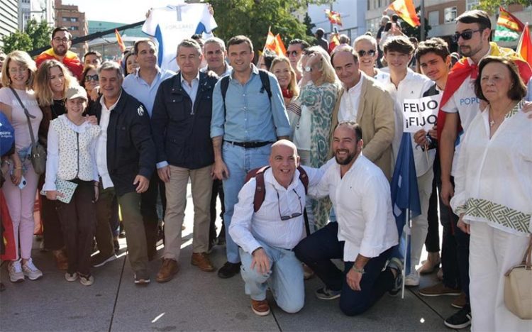 Parte de la comitiva del PP gaditano en Madrid / FOTO: PP