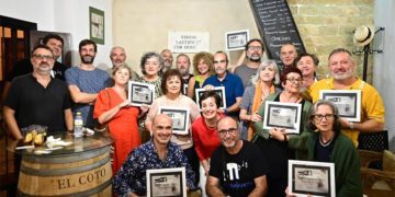Foto de familia con los premiados / FOTO: Eulogio García