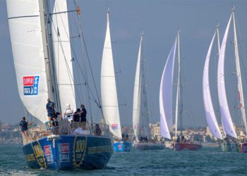 La salida desde el puerto de Portsmouth / FOTO: clipperroundtheworld.com